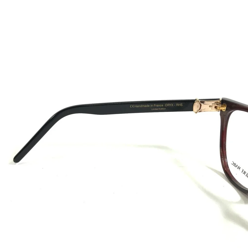 Robert Marc Eyeglasses Frames ORYX-RHS Brown Round Full Rim 52-18-135